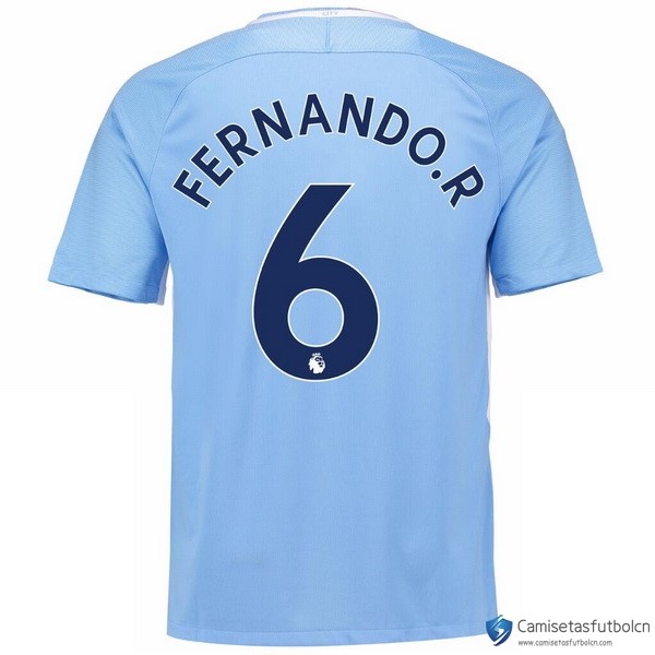 Camiseta Manchester City Primera equipo Fernando.R 2017-18
